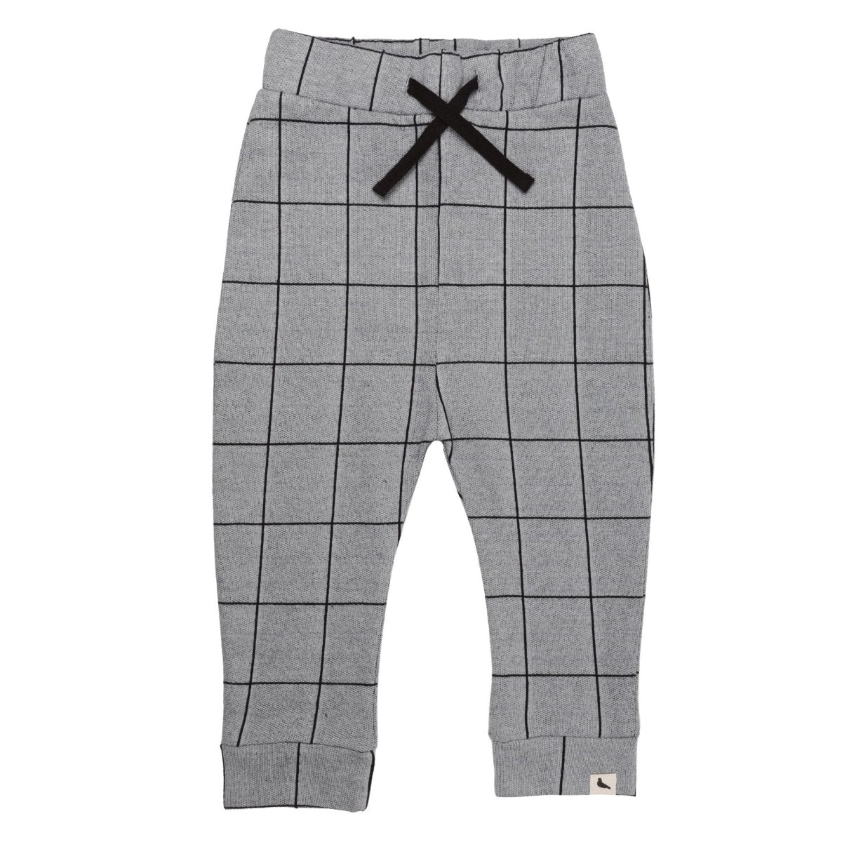 Window pane check harem jogger - Borro - rent baby kids clothes