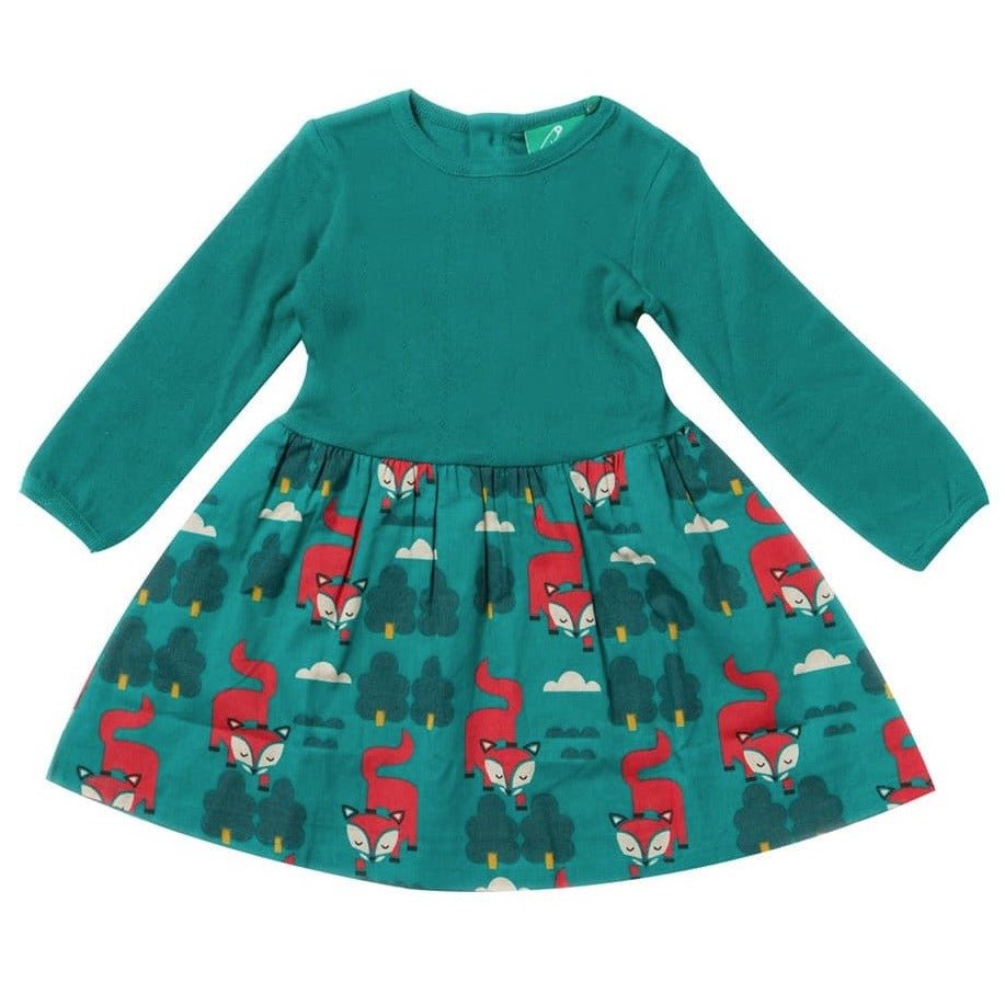 Winter fox little twirler dress - Borro - rent baby kids clothes