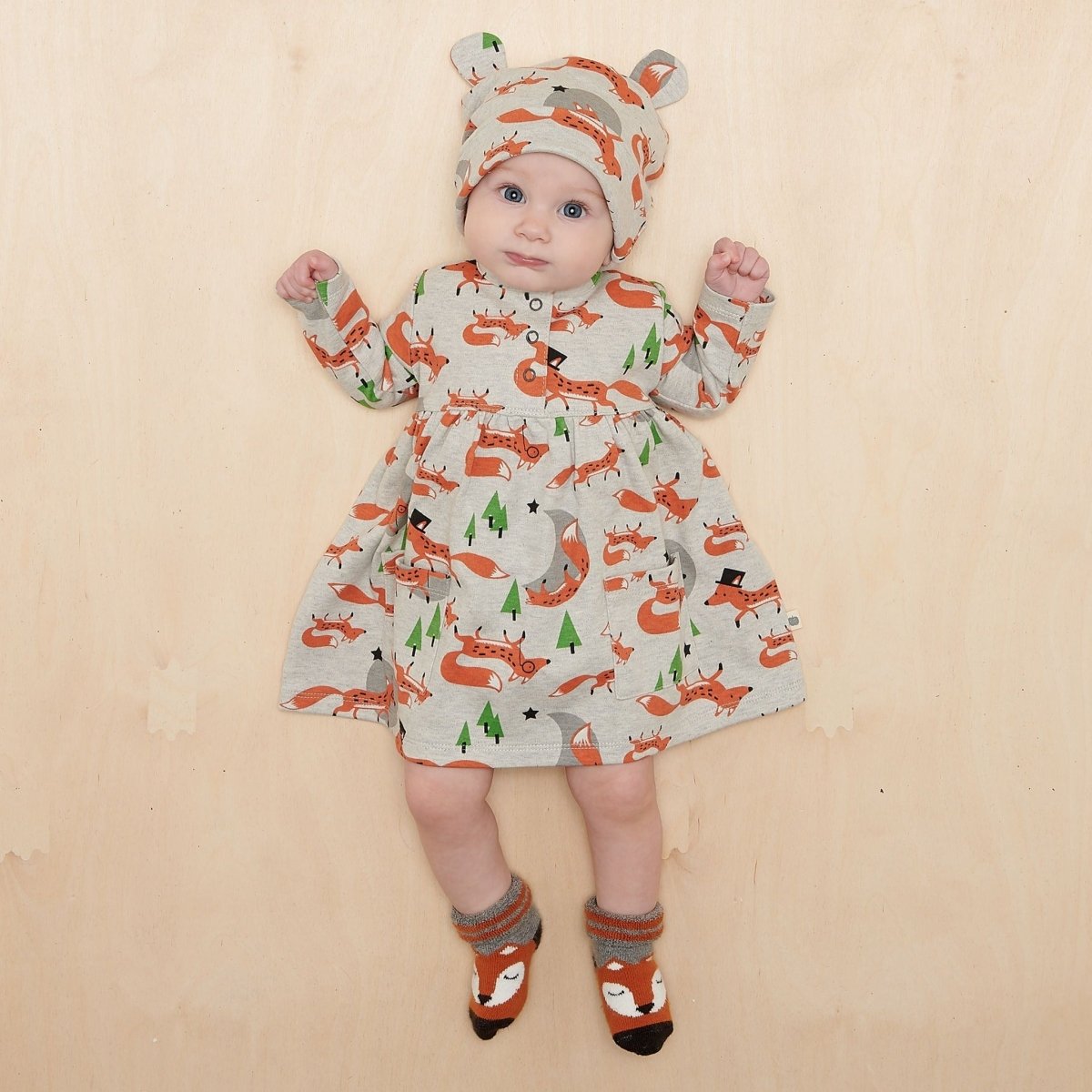 Woodland fox dress - Borro - rent baby kids clothes