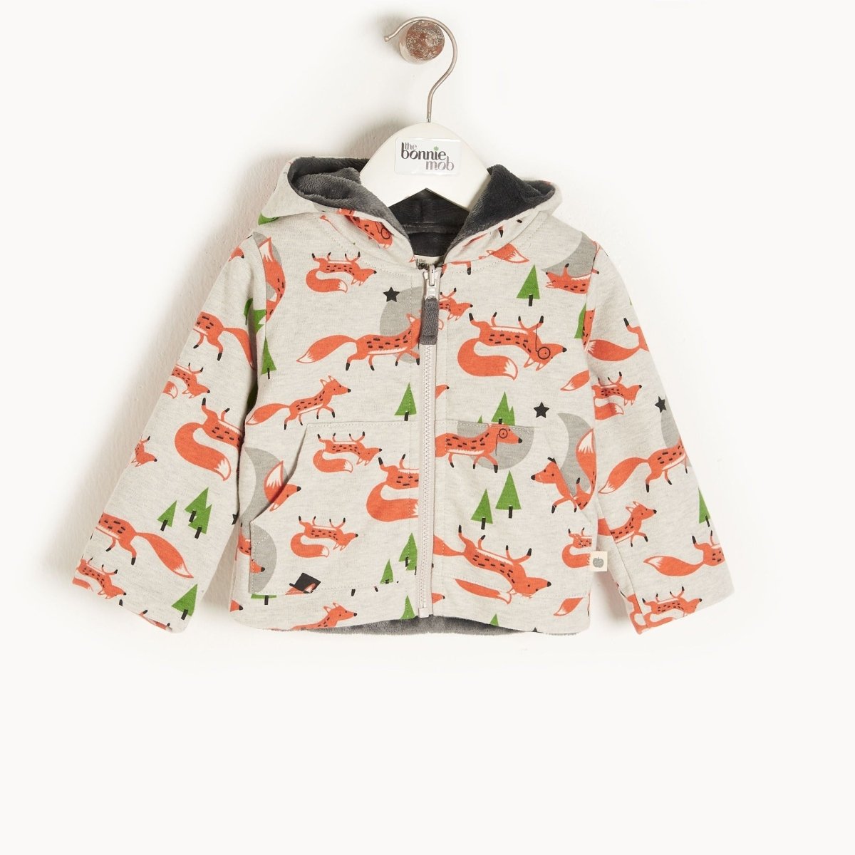 Woodland fox hoodie - Borro - rent baby kids clothes