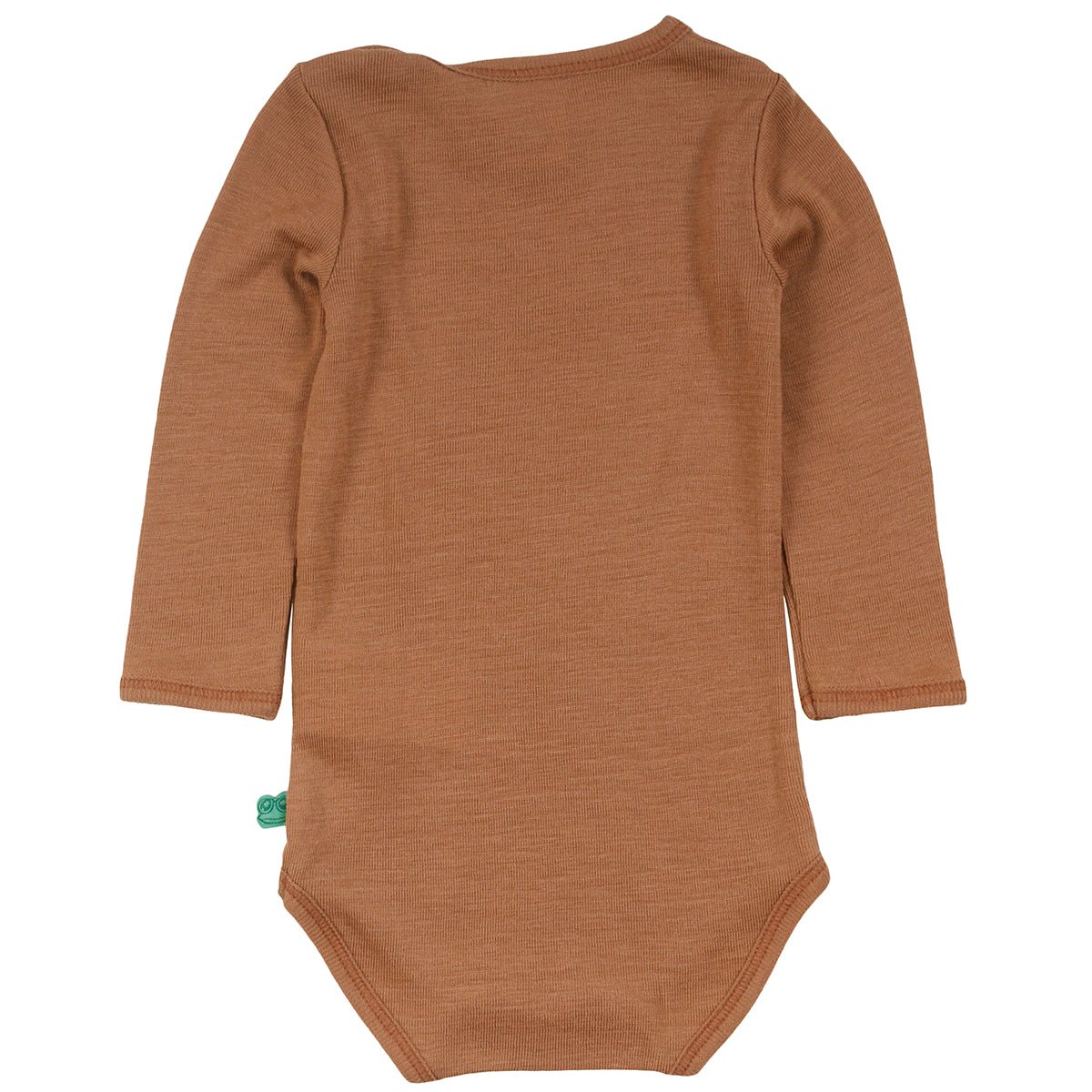 Woolly long sleeve bodysuit - nut - Borro - rent baby kids clothes