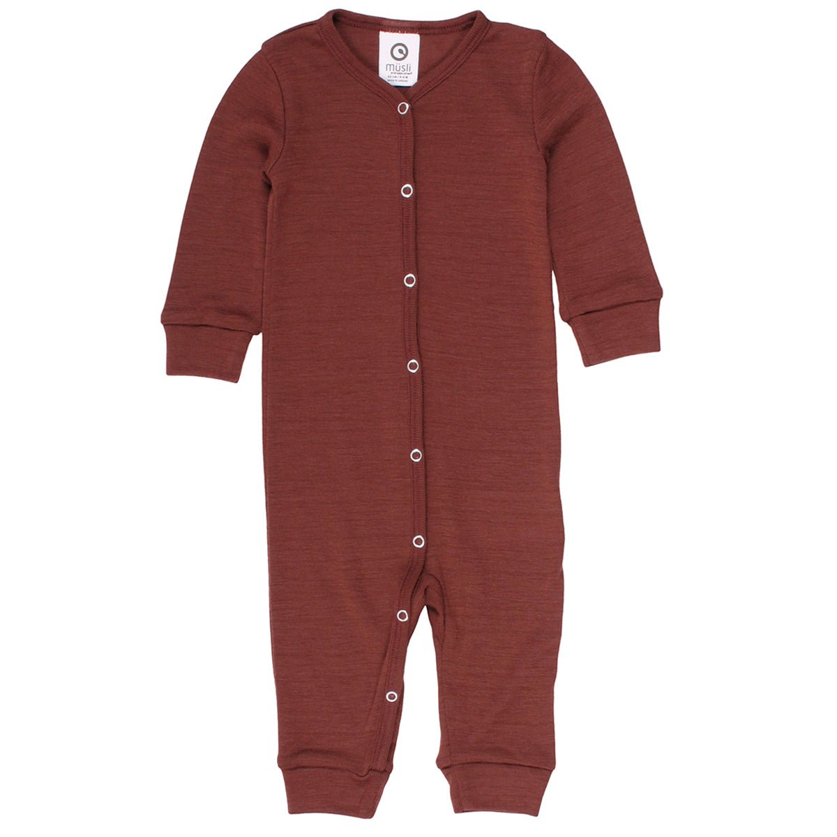 Woolly romper - chocolate - Borro - rent baby kids clothes