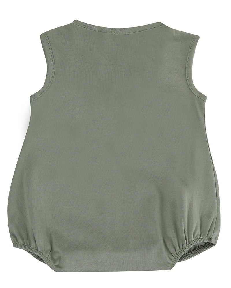 Animal bubble romper back