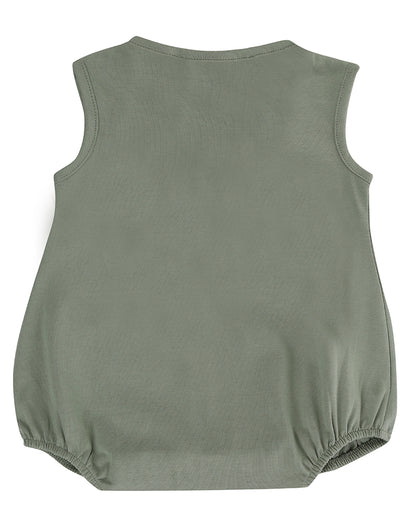 Animal bubble romper back