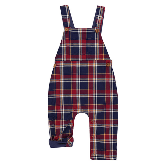 Check dungaree front