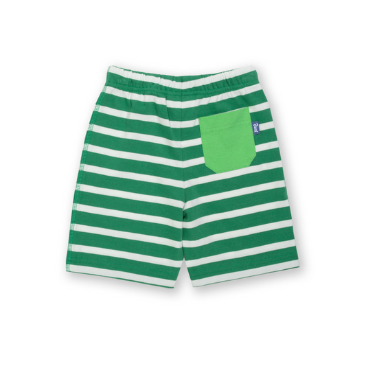 Corfe green shorts back
