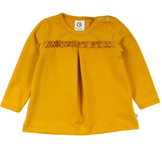 Gather mustard top front