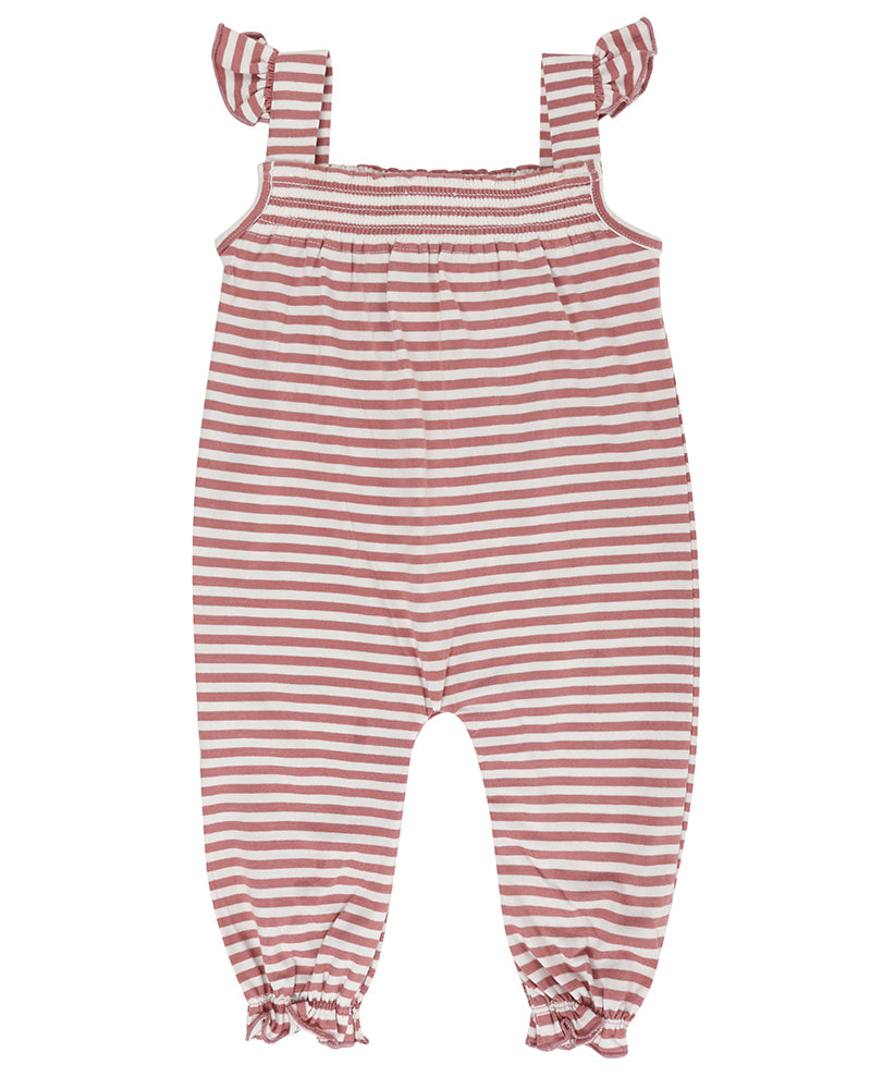 Duck stripe dungarees back