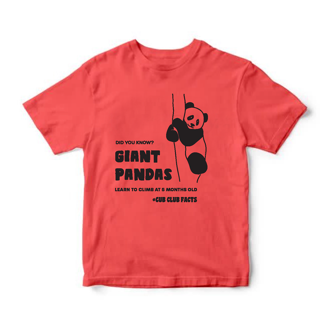 Giant panda baby t-shirt