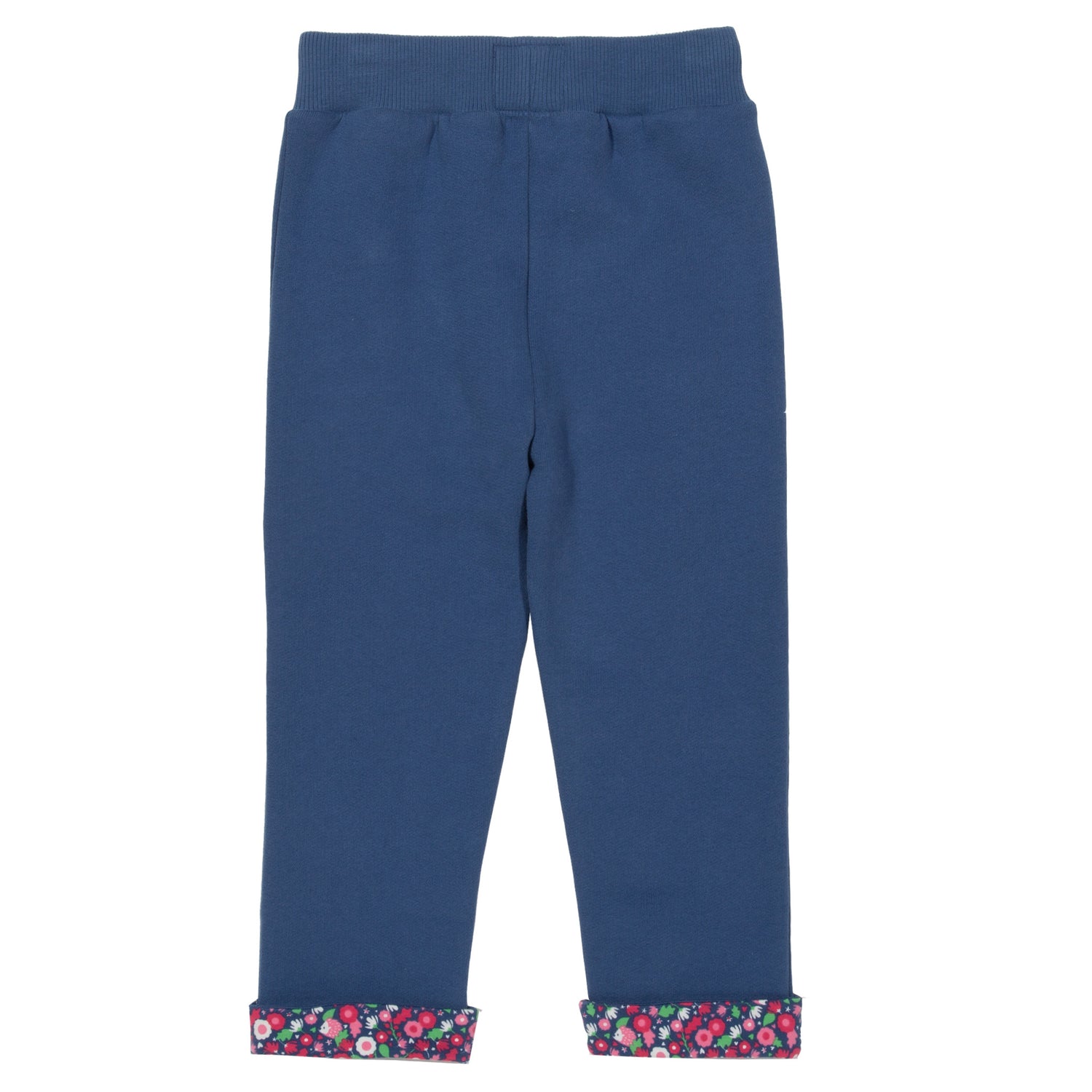 Back of blue hedgerow joggers