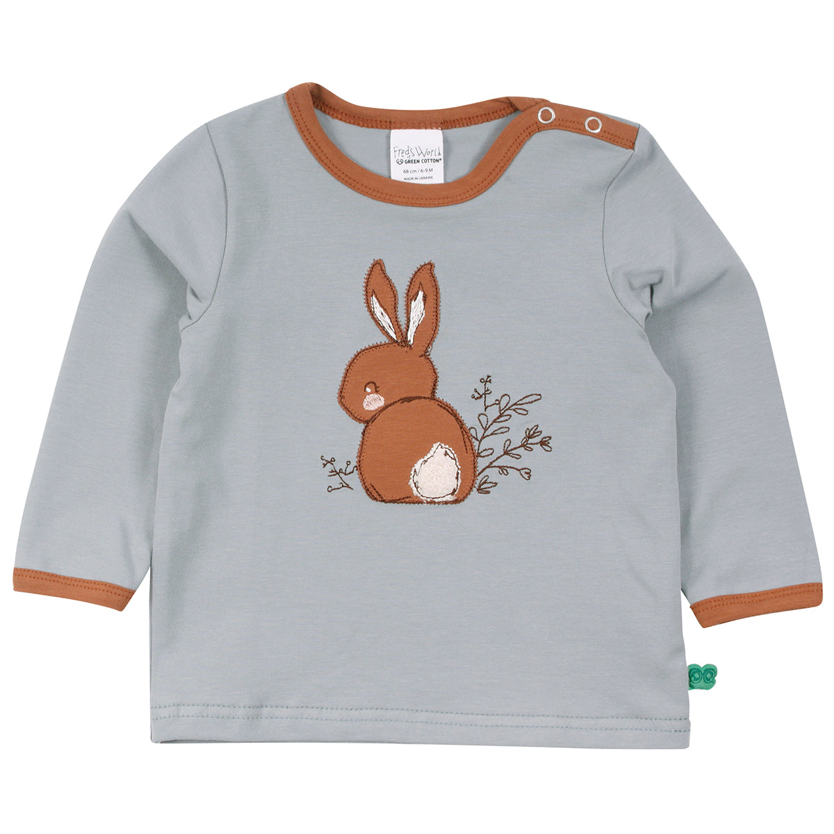 Hello bunny long sleeve t-shirt front