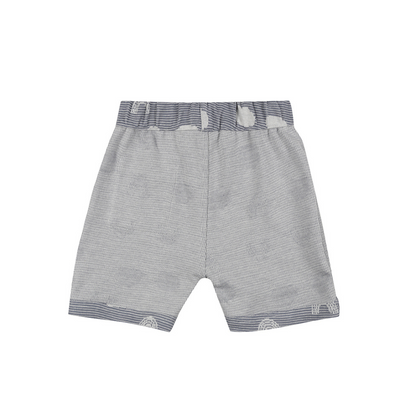 Jacquard cloud reversible shorts plain back
