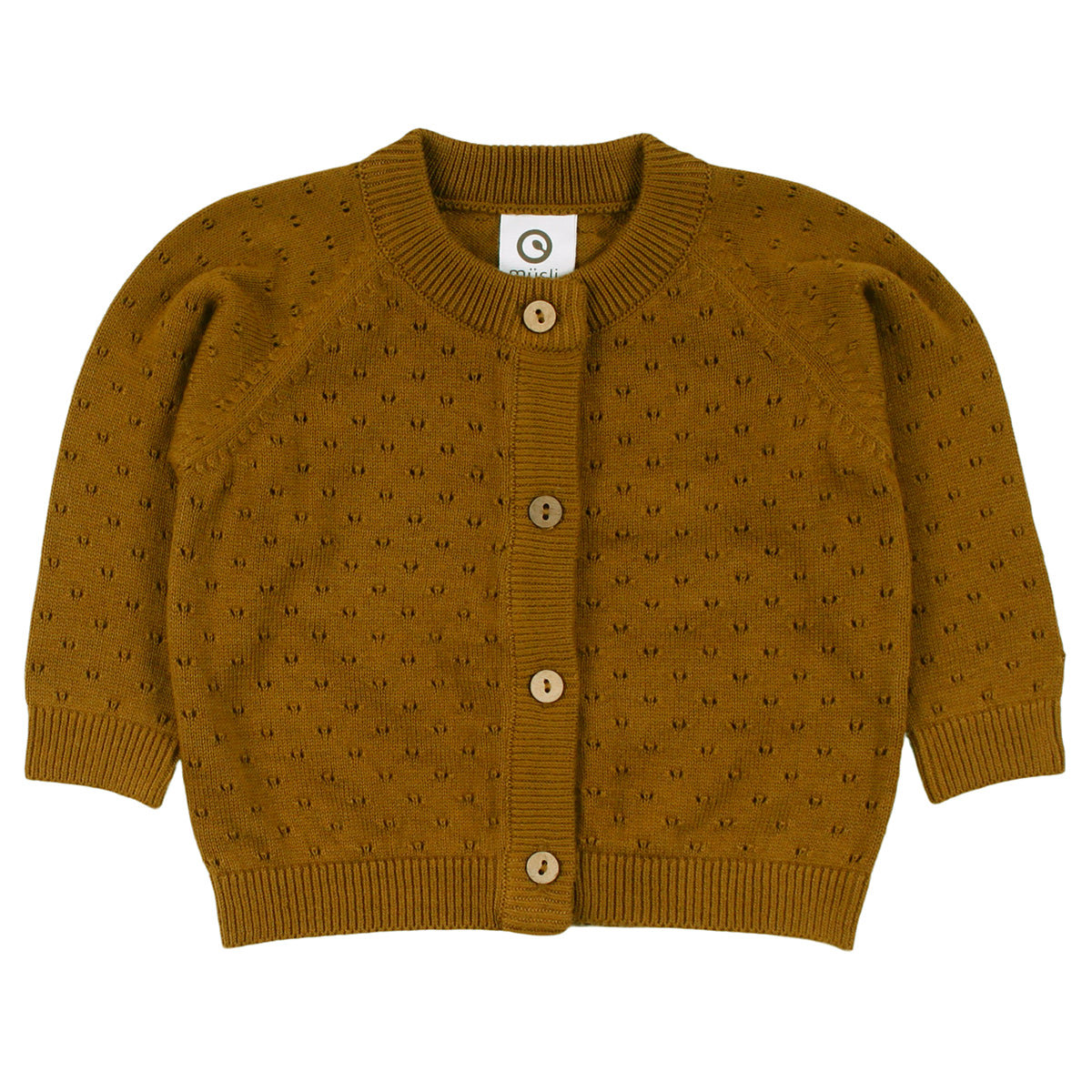 Knit cardigan - nut front