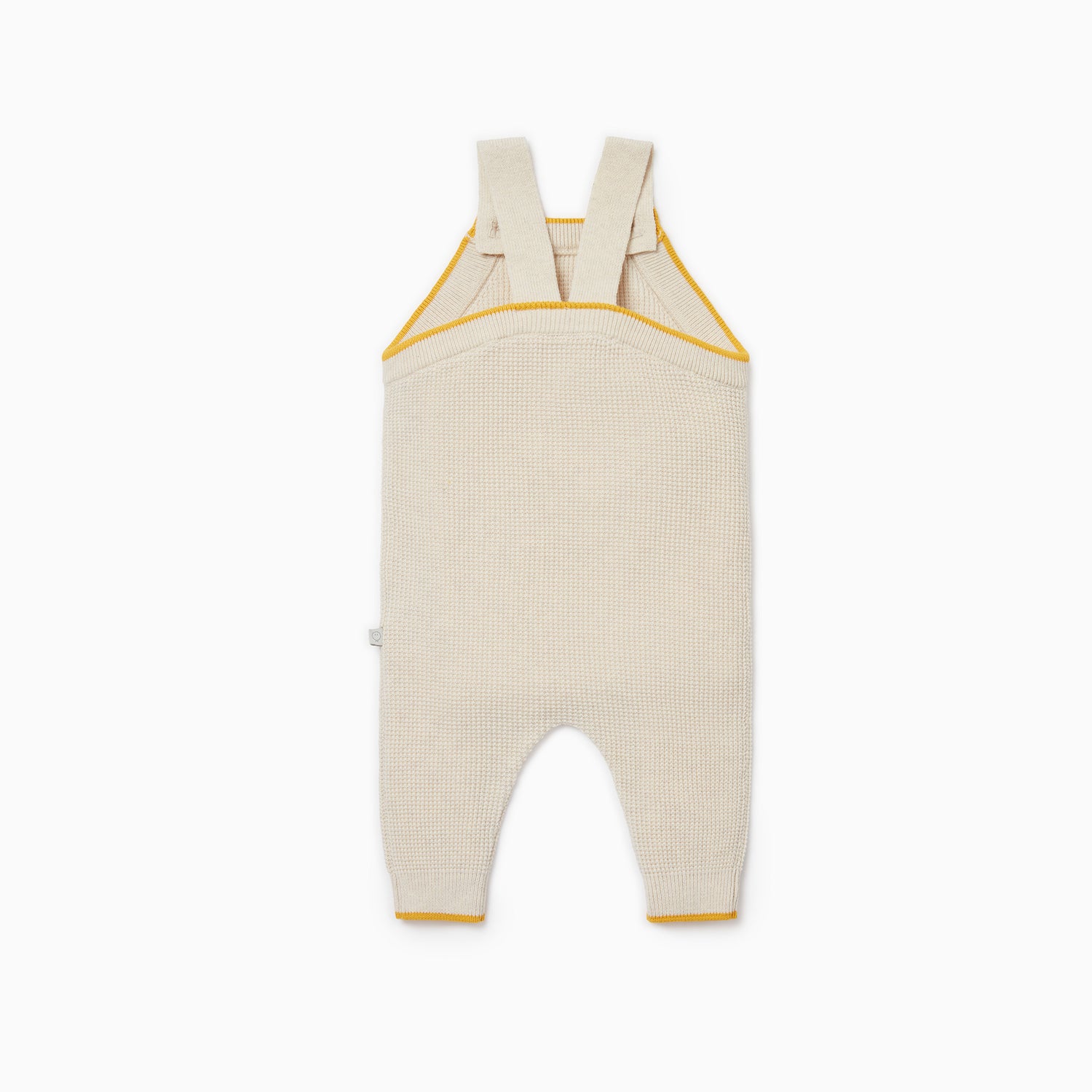 Knitted pocket dungarees back