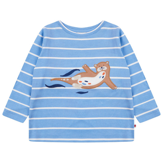 Otter long sleeved baby top