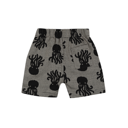 Jacquard octopus reversible shorts back