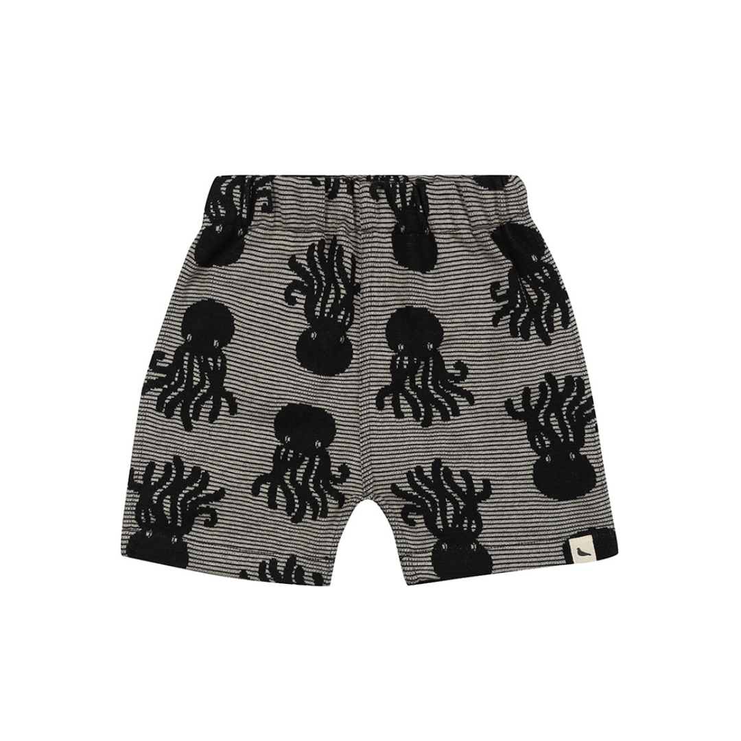 Jacquard octopus reversible shorts front