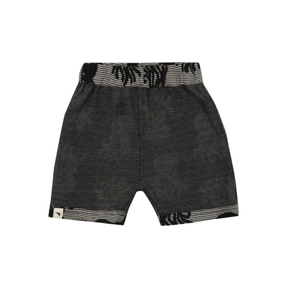 Jacquard octopus reversible shorts plain front
