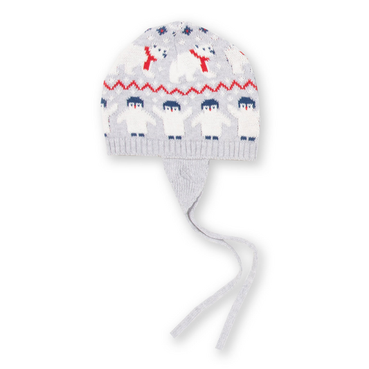 Polar pals knit hat