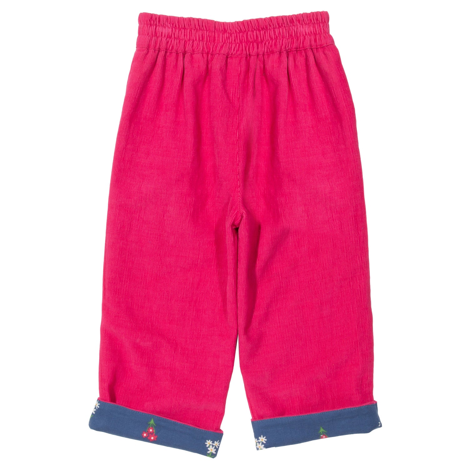 Inside of posy trousers - pink cord
