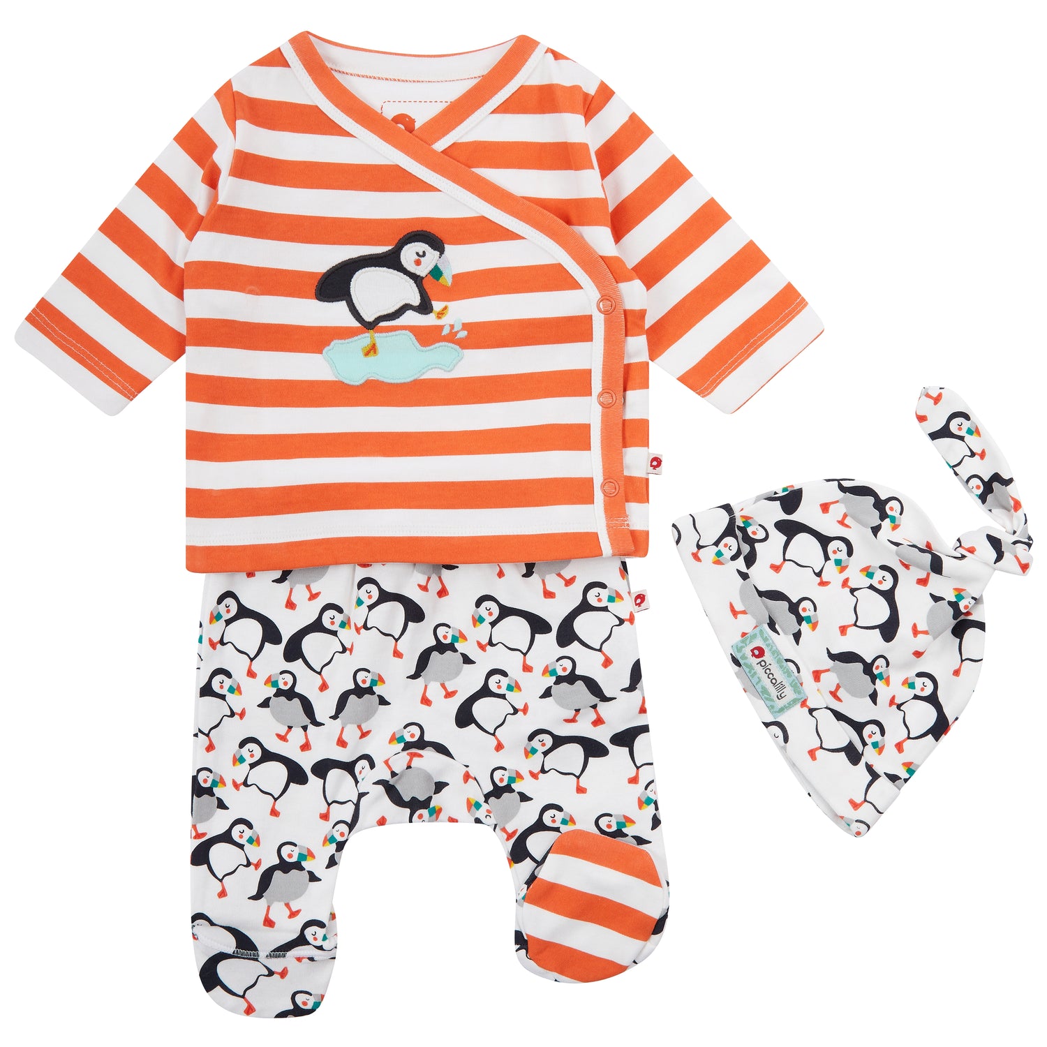 Puffin baby outfit