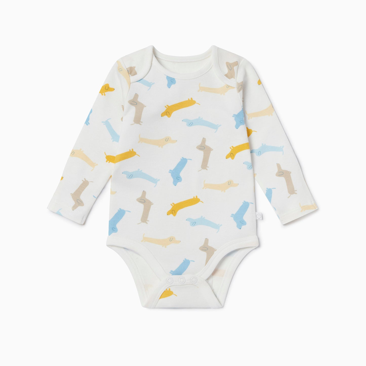 Long sleeve bodysuit with pup print