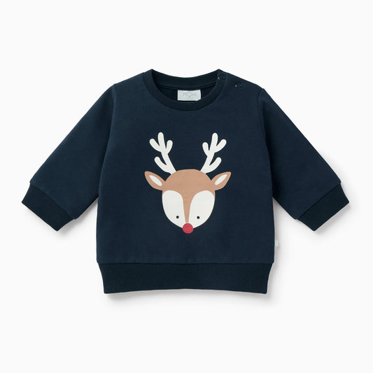 Reindeer baby sweatshirt