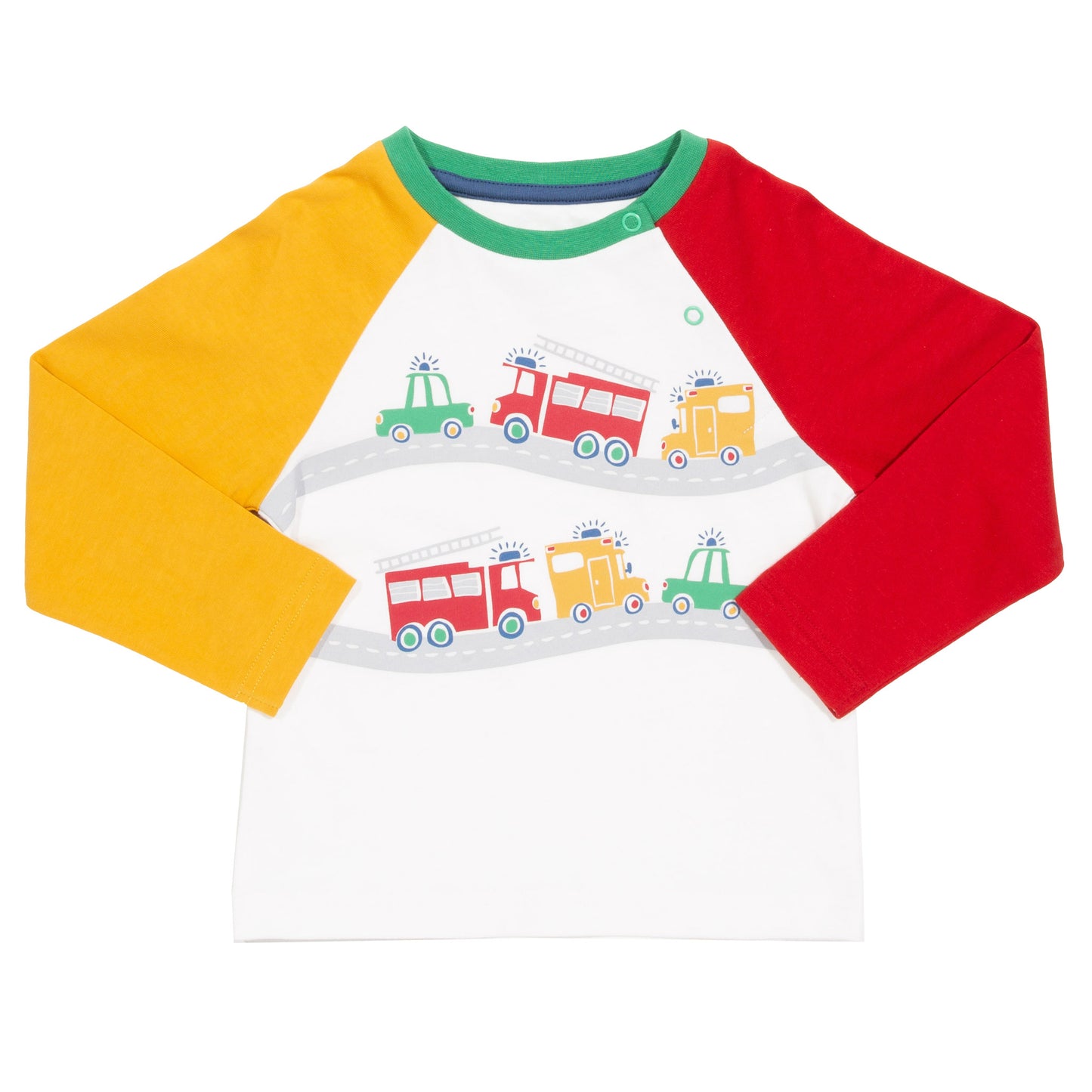 Long sleeved top with emergency services print