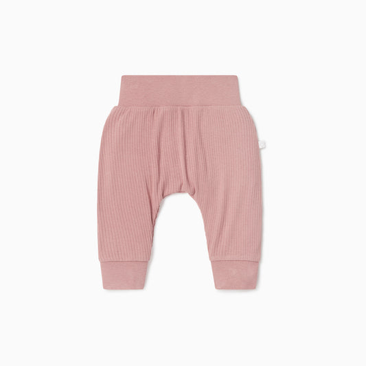 Ribbed comfy joggers in rose