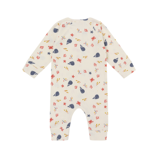 Seaside rib playsuit back