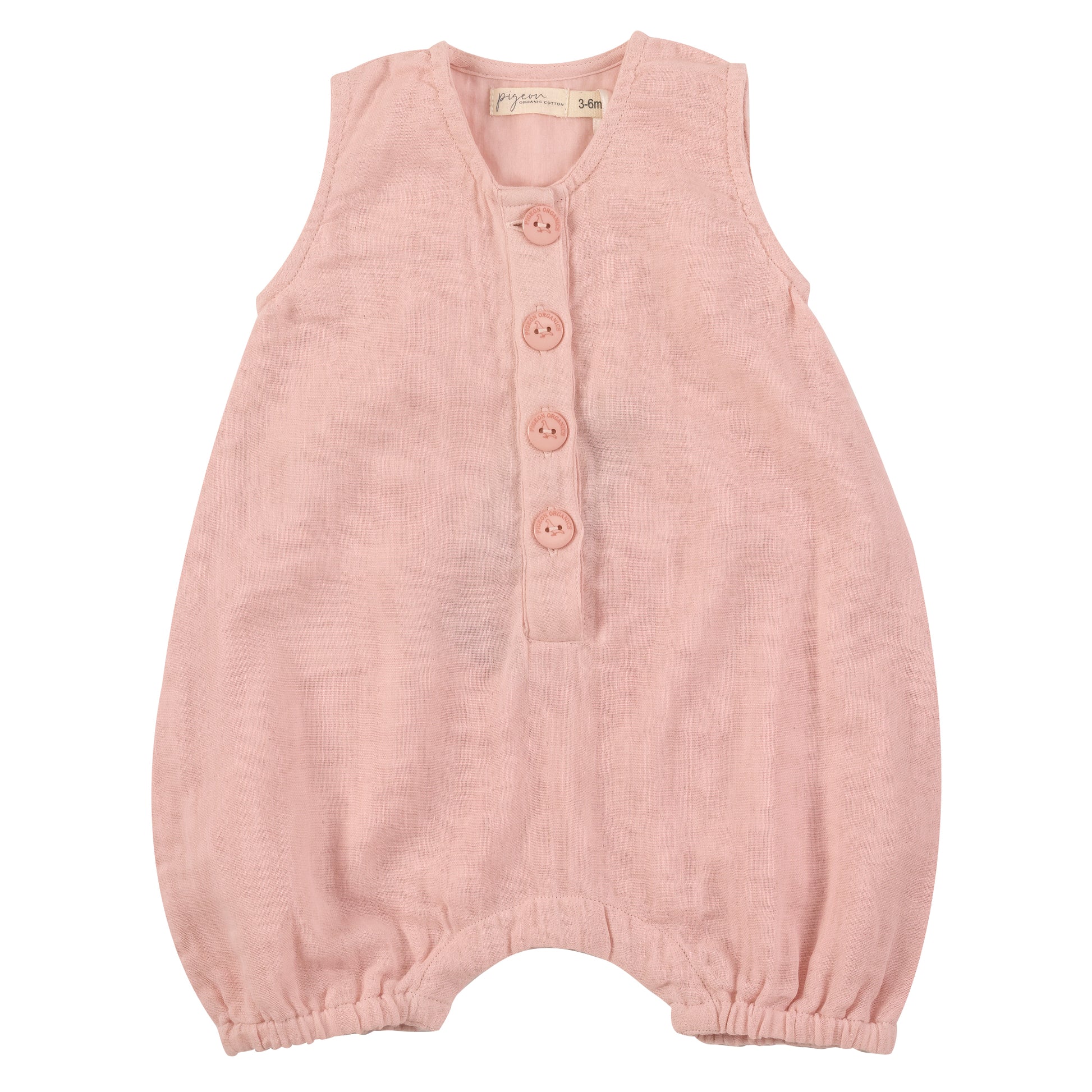 Muslin pink playsuit