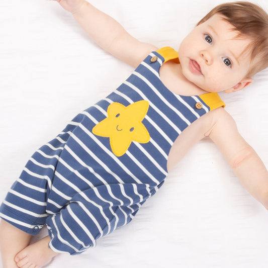 Sea star dungarees baby