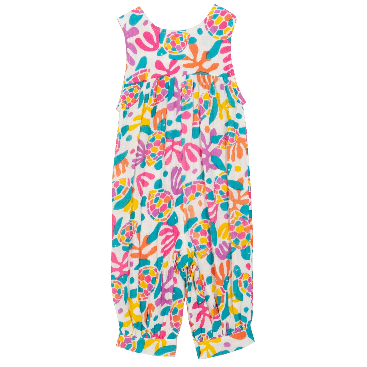 Sea turtle dungarees back