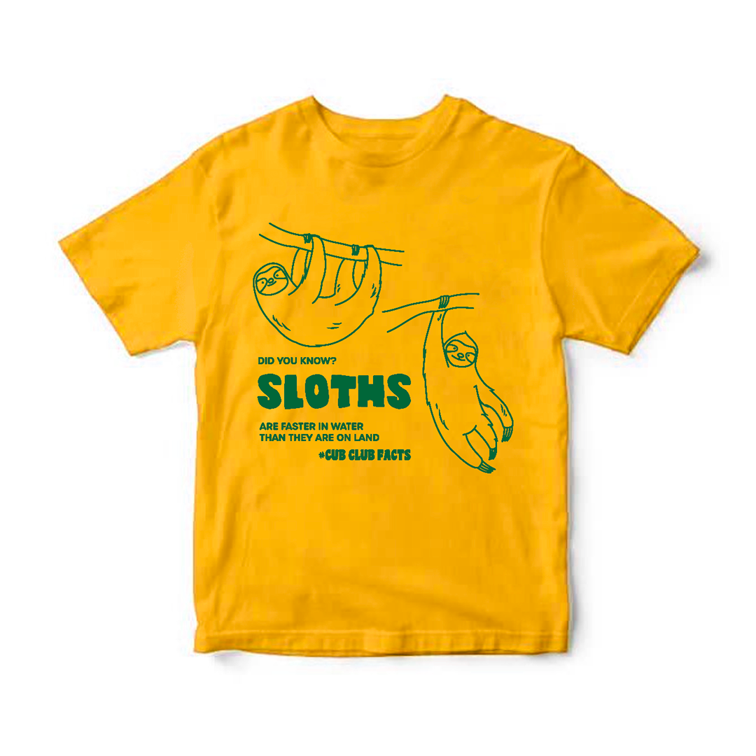 Sloths fact baby t-shirt