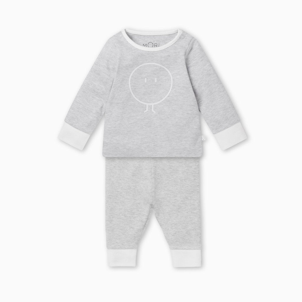 Baby snoozy pyjamas in grey