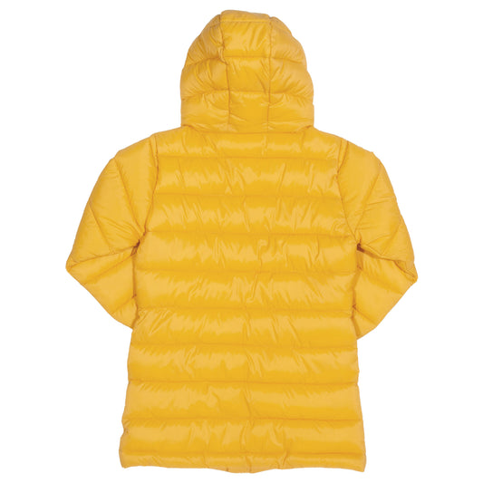 Back of yellow snuggle coat