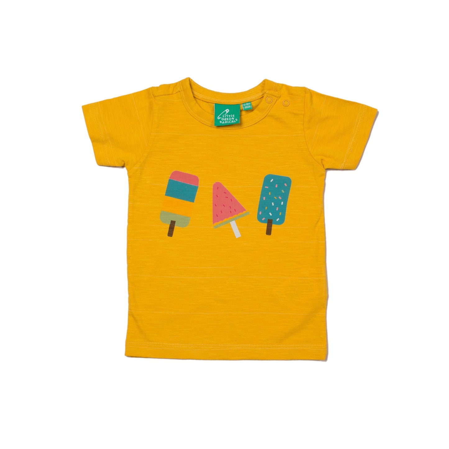 Yellow summer days baby t-shirt