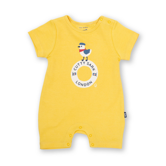 Sunny the seagull romper front