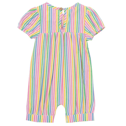 Sweet stripe romper back