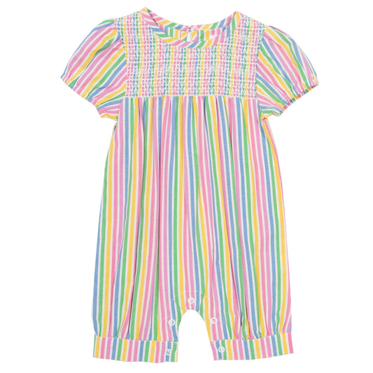 Sweet stripe romper front