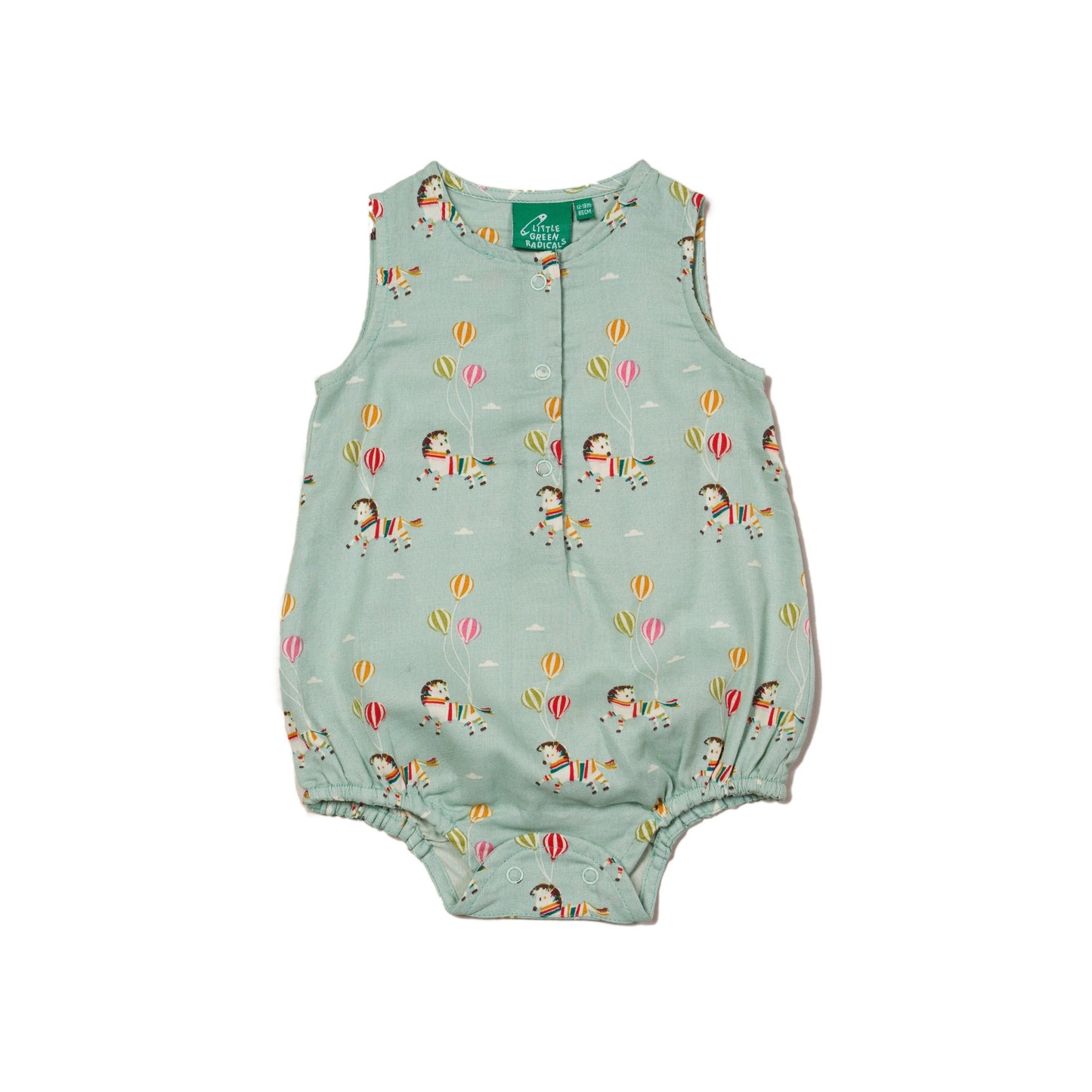 Wild horses bubble romper