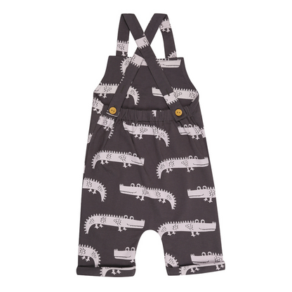 Croc shortie dungaree back