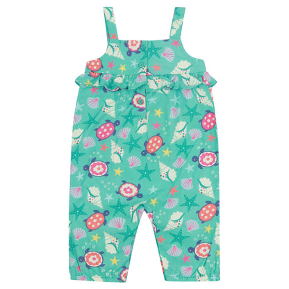 Deep sea baby dungarees back