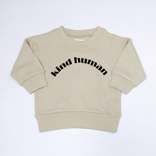 Kind human baby sweater